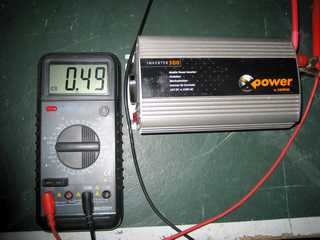 consommation  à vide inverter 300