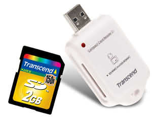 sd transcend + lecteur