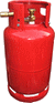 bouteille gpl rouge importé de belgique