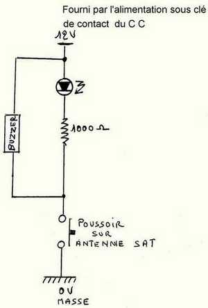 shémaélectrique du système