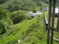 le parking  du col d'ibardin en espagne